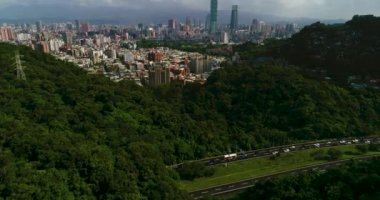 Hava manzarası, Taipei şehri, Tayvan