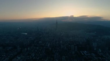 Hava manzarası, Taipei şehri, Tayvan