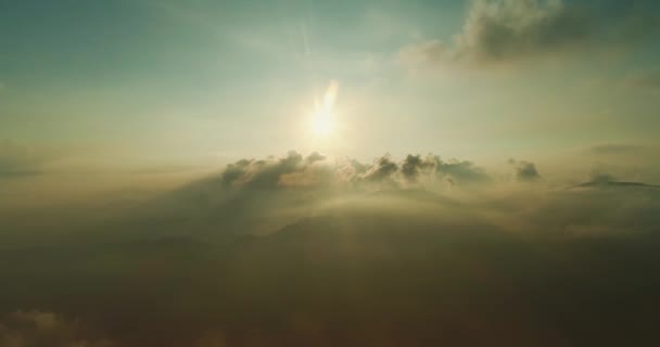 Schöner Sonnenaufgang Von Hehuanshan Morgengrauen Taiwan — Stockvideo