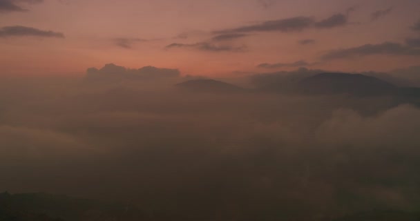 台湾の夜明けにHehuanshanの美しい日の出 — ストック動画