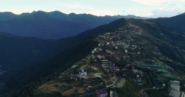 Landschaft Von Cingjing Taichung Taiwan — Stockvideo