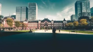 Japonya 'daki Tokyo şehrinin hiperlapesi