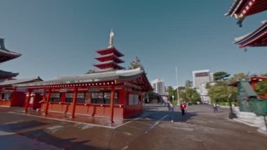 Asakusa bölgesindeki Sensoji Tapınağı, Tokyo, Japonya