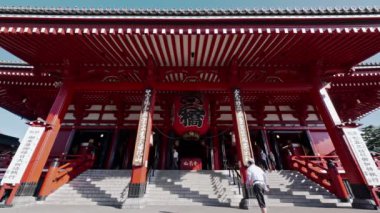 Asakusa bölgesindeki Sensoji Tapınağı, Tokyo, Japonya