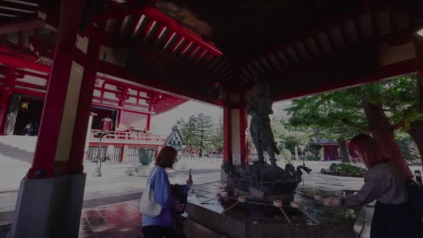 Sensoji Temple Στην Περιοχή Asakusa Τόκιο Ιαπωνία — Αρχείο Βίντεο