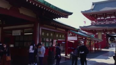 Asakusa bölgesindeki Sensoji Tapınağı, Tokyo, Japonya