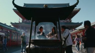 Asakusa bölgesindeki Sensoji Tapınağı, Tokyo, Japonya
