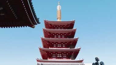 Asakusa bölgesindeki Sensoji Tapınağı, Tokyo, Japonya