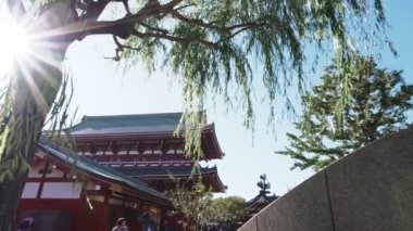Asakusa bölgesindeki Sensoji Tapınağı, Tokyo, Japonya