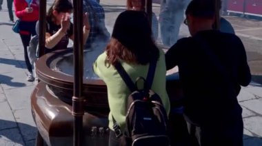 Asakusa bölgesindeki Sensoji Tapınağı, Tokyo, Japonya