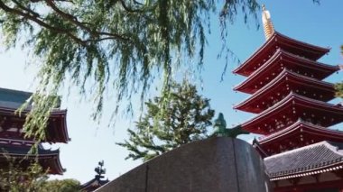 Asakusa bölgesindeki Sensoji Tapınağı, Tokyo, Japonya