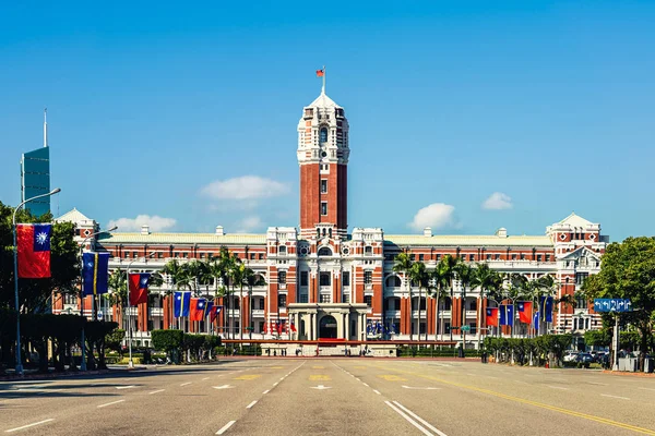 Calma Doppia Decima Giornata Nazionale Presso Ufficio Presidenziale Taipei City — Foto Stock