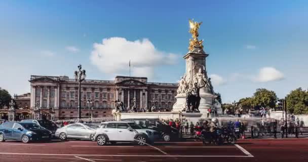 Buckingham Palace Londen Verenigd Koninkrijk — Stockvideo