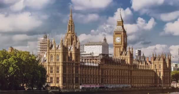 Big Ben Ponte Westminster Londres — Vídeo de Stock