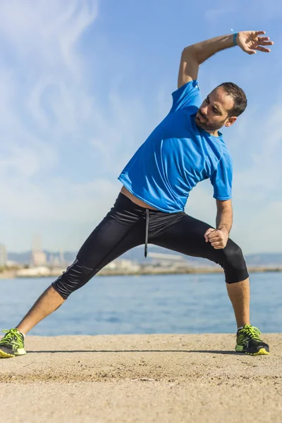 Onun vücut germe runner