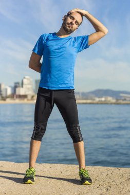 Onun vücut germe runner