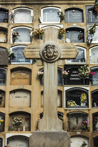 バルセロナの墓地 — ストック写真