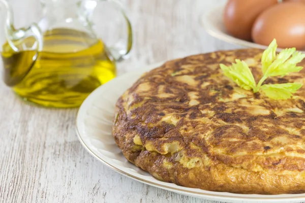 Deliciosa omelete espanhola — Fotografia de Stock