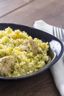 lezzetli tavuk pilav