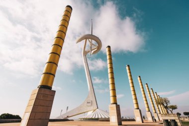 BARCELONA, SPAIN - FEBRUARY 13 Scenic landscape view of the Cala