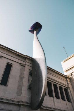 BARCELONA, SPAIN - FEBRUARY 13: View of Olympic Cauldron in Barc