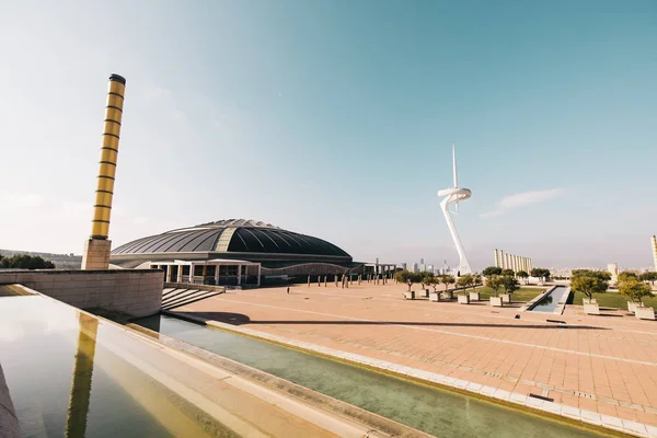 Barcelona Spanje Februari Palau Sant Jordi George Palace Een Indoor — Stockfoto