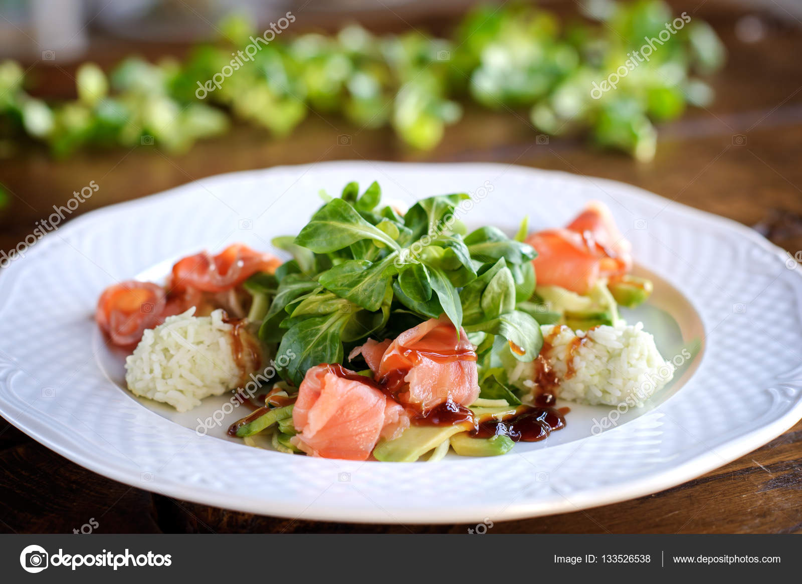 Somon Füme Salata Somon Füme Salata