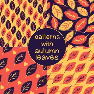 vektör sonbahar set