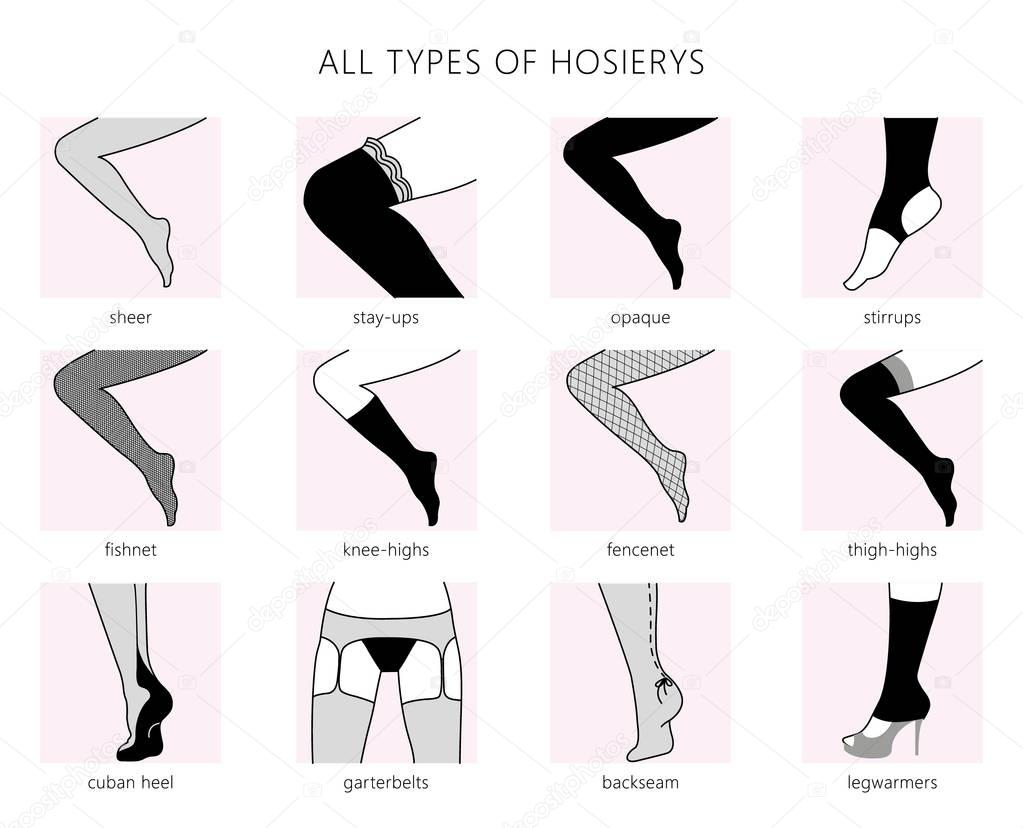 types of hosiery
