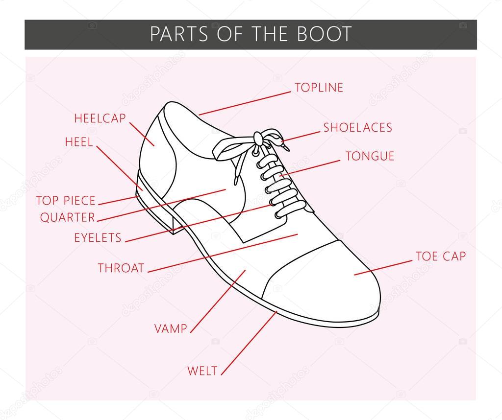 Parts of the boot