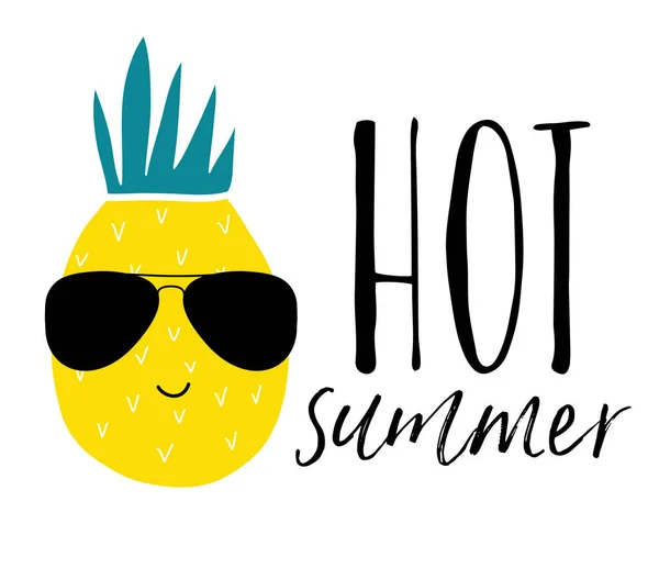 Hot summer poster — Stock Vector