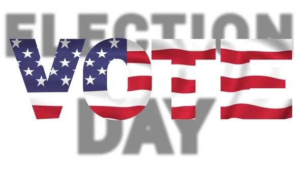 Голосування день виборів США — стокове фото