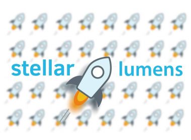 yıldız Lümen illüstrasyon Kripto para birimi soyut