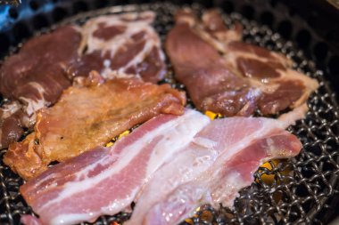 Korece tarzı Barbekü domuz eti ızgara