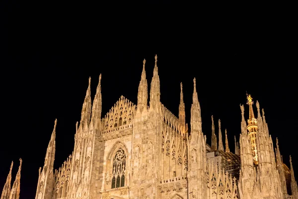 Milan Katedrála Nebo Duomo Milano Gotický Kostel Nachází Historickém Centru — Stock fotografie