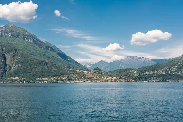 Paisaje Vista Del Lago Como Italia — Foto de Stock