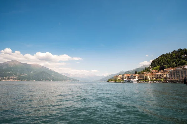 Paisaje Vista Del Lago Como Italia — Foto de Stock