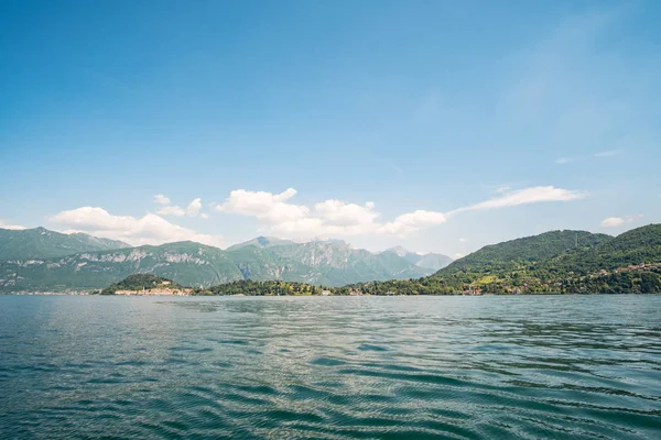 Τοπίο Της Λίμνης Κόμο Στην Ιταλία — Φωτογραφία Αρχείου
