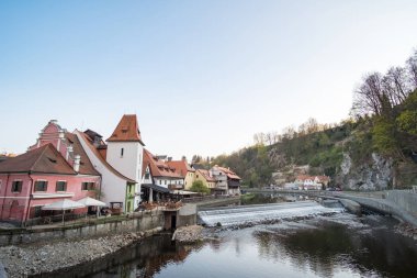 Cesky Krumlov, Çek Cumhuriyeti Güney Bohemya bölgesinin şehirde.