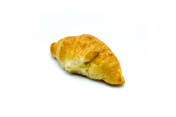 Croissant Buttery Pastry Isolated White Background — Stock Photo, Image