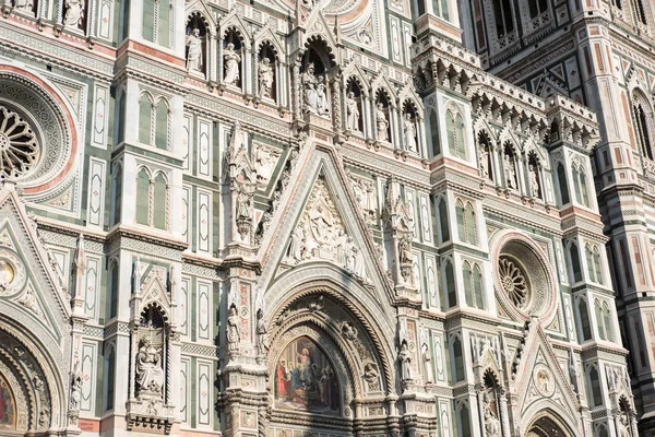 Floransa Duomo Katedrali Detayını Basilica Santa Maria Del Fiore Veya — Stok fotoğraf