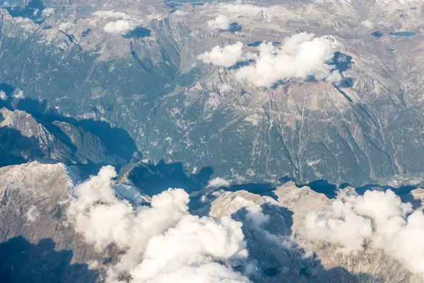 Εναέρια Άποψη Του Βουνού Στην Ελβετία Φαίνεται Από Ανωτέρω — Φωτογραφία Αρχείου
