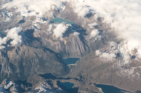 Luftaufnahme Des Berges Der Schweiz Von Oben Gesehen — Stockfoto