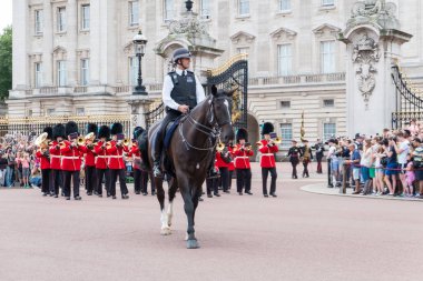 Londra, İngiltere - 25 Temmuz 2016 - Buckingham Sarayı sırasında Changi