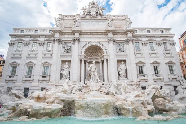 Fontana Trevi Oder Trevi Brunnen Der Brunnen Rom Italien Ist — Stockfoto