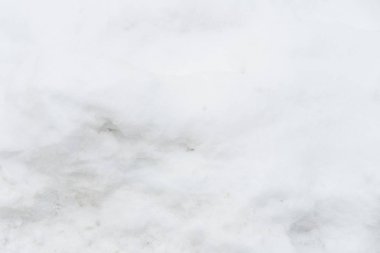 Kar dokusuna yakın çekim