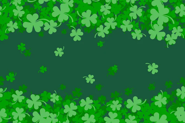 Yeşil yonca sorunsuz arka plan St Patricks Günü için.