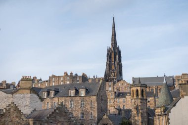 Edinburgh, Birleşik Krallık'tarihi binanın görünümü