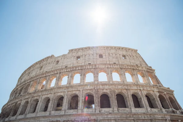 Colosseum Oval Amphitheatre Center City Rome Italy Famous Landmark Built — Stock Photo, Image