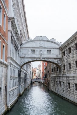 Ponte dei Sospiri veya iç geçiriyor Köprüsü Venedik, İtalya